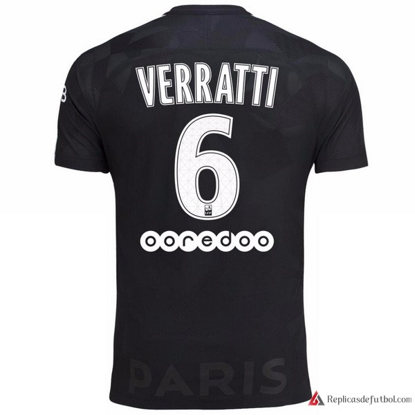 Camiseta Paris Saint Germain Tercera equipación Verratti 2017-2018